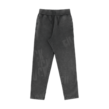 1017 Alyx 9Sm Cotton Graphic Sweatpants Men Pants Washed Black