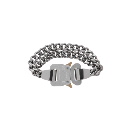 Adult 1017 Alyx 9Sm 2X Chain Buckle Bracelet Silver Jewelry