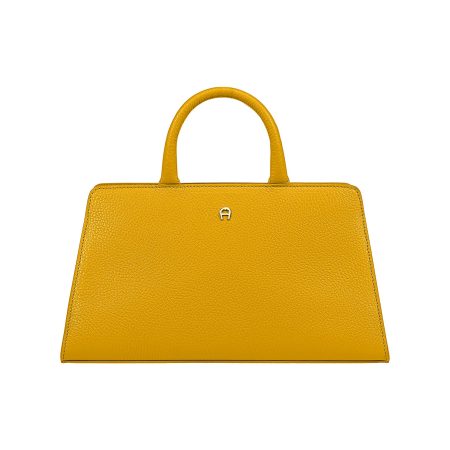 Aigner Bags Tanned Yellow Women Cybill Handbag Stretch M Premium