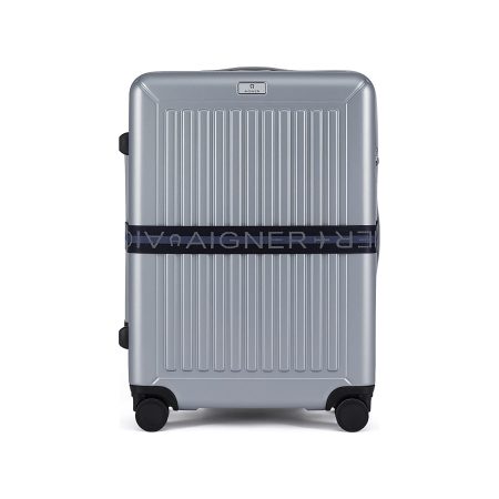 Aigner Inmotion Suitcase M Luxury Travel & Business Women Silver Coloured