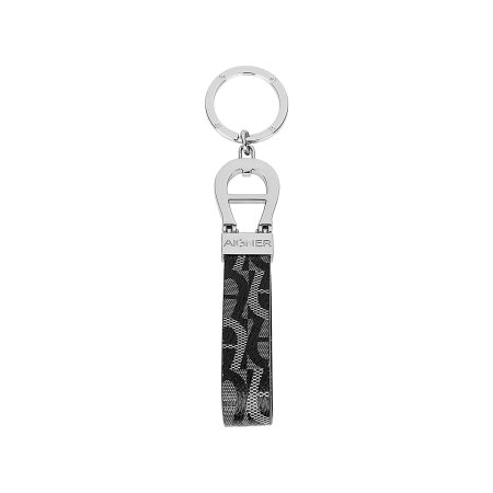 Aigner Proven Keychains & Key Cases Men Logo Keyring Black