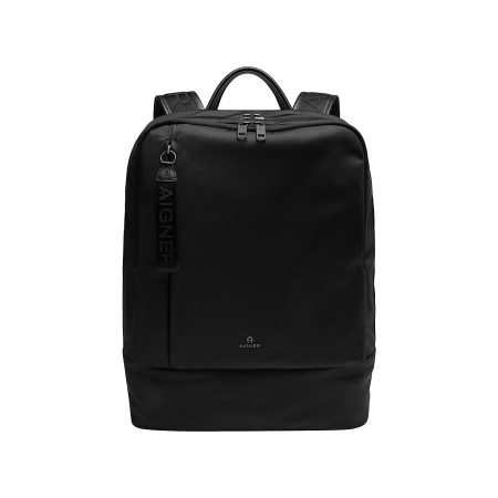 Black Compact Men Nico Backpack Dadino Aigner Bags
