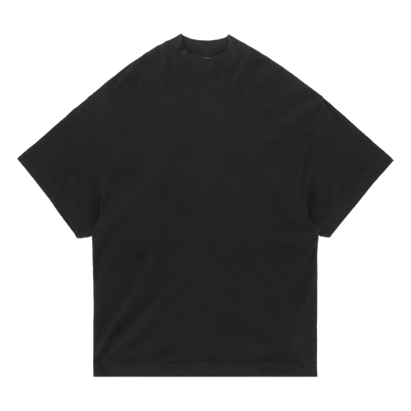 Black Distressed Oversized T-Shirt 1017 Alyx 9Sm T-Shirts Men