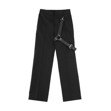 Black Pants Men 1017 Alyx 9Sm Bondage Harness Pant