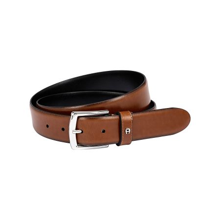 Business Belt 3.5 Cm Men Belts Fashion Aigner Cognac Brown