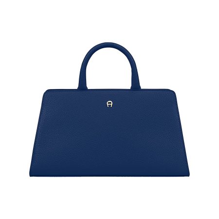 Cybill Handbag Stretch M Luxe Blue Women Bags Efficient Aigner