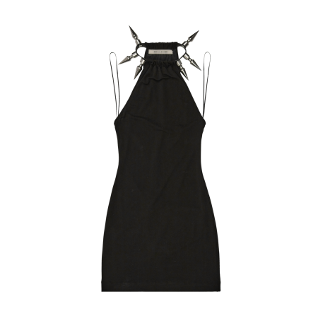 Dresses Black Stud Collar Short Dress Women 1017 Alyx 9Sm