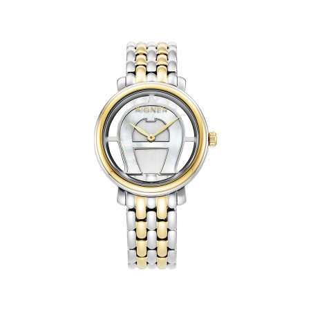 Ladies Watch Foligno Silver-Gold Aigner Watches Comfortable Women