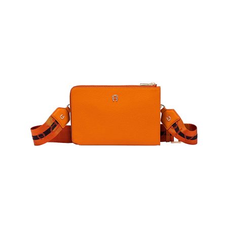 Leather Accessories Aigner Element Orange Women Trendy Fashion Pouch