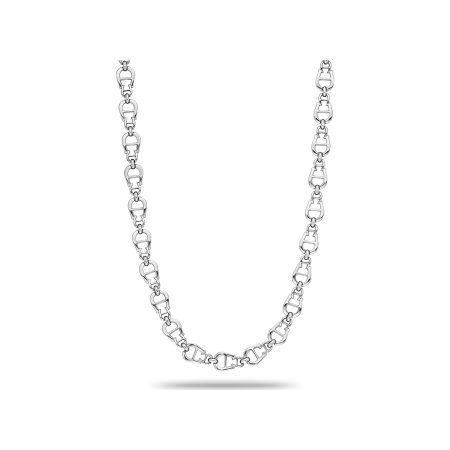 Logo Necklace Pioneer Jewelry Silver Coloured Aigner Women