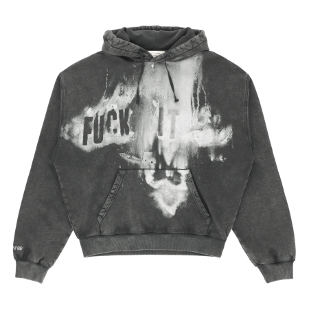 Mark Flood Oversized Graphic Hoodie Men Sweatshirts 1017 Alyx 9Sm Washed Black