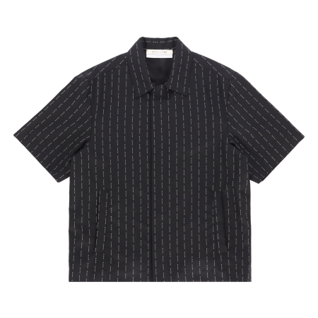 Men Black/White Shirts 1017 Alyx 9Sm Pinstripe S/S Shirt
