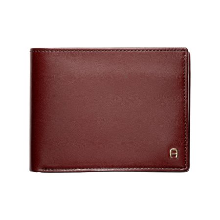Men Classic Aigner Wallets Combination Wallet Antic Red