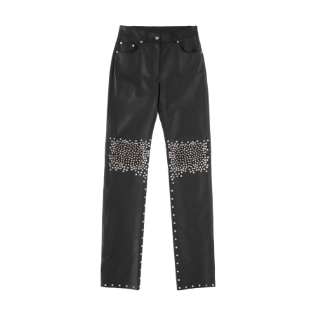 Pants Black 1017 Alyx 9Sm Women Studded Leather Pant