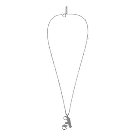 Silver Jewelry Adult “A” Necklace Silver 1017 Alyx 9Sm