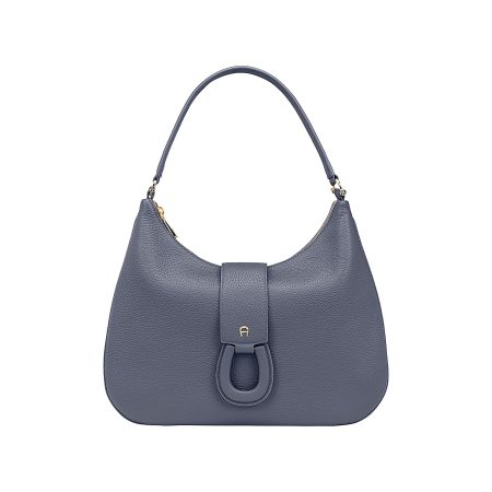 Washed Blue Energy-Efficient Selena Hobo Bag S Women Aigner Bags