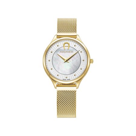 Watches Ladies Watch Velletri Gold Women Aigner Low Cost