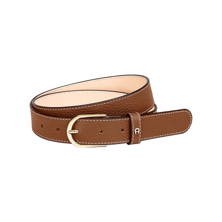 Women Aigner Belts Cognac Brown Value Farah Belt 3.5 Cm