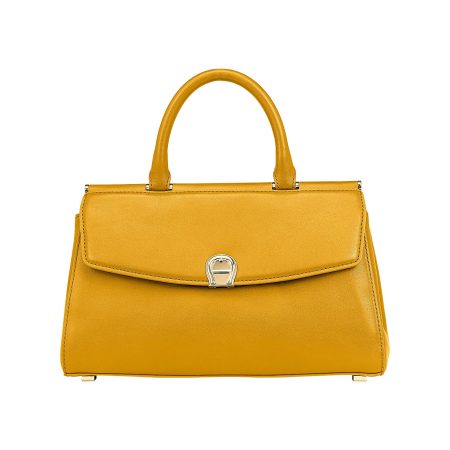 Women Aigner Celeste Handbag M Tanned Yellow Bags Giveaway