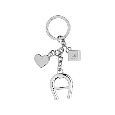 Women Keychains & Key Cases Keychain Charms Store Silver Coloured Aigner