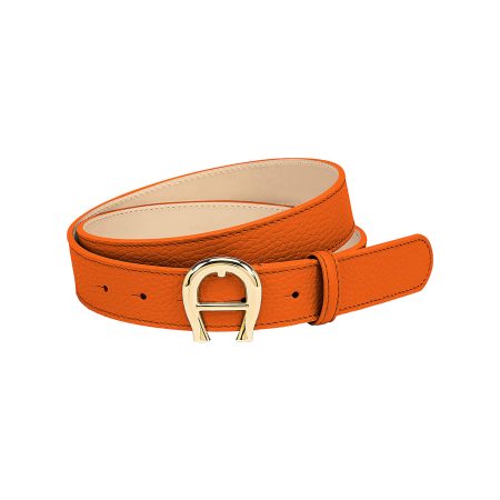 Women Logo Belt 3 Cm Belts Element Orange Aigner Functional